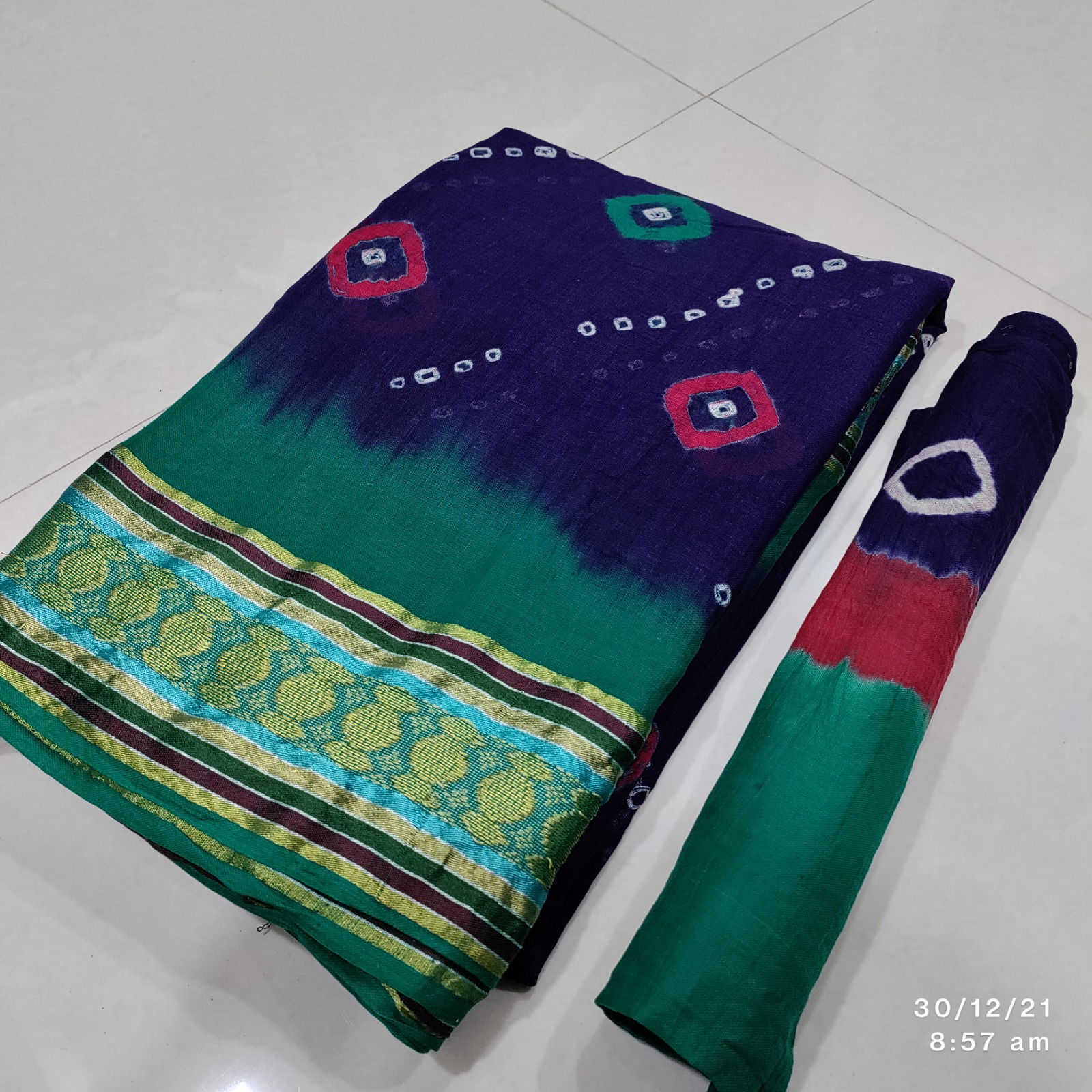 KGM Bandhani Printed Designer Non Catalog Sarees